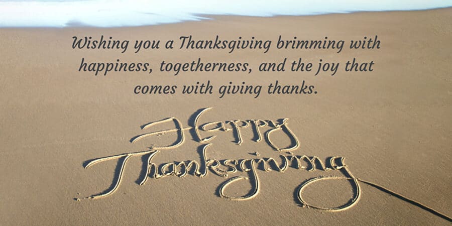 November 2023 Newsletter - Happy Thanksgiving